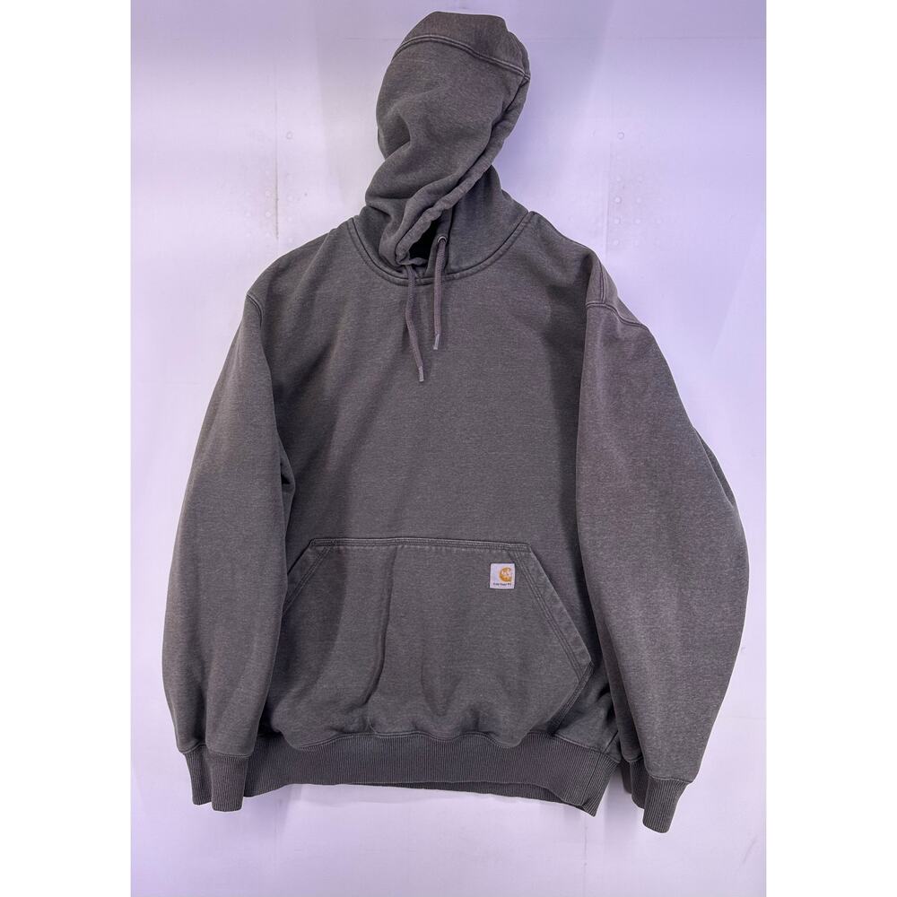 Carhartt Rain Defender Gray Hoodie Size Large Loose fit